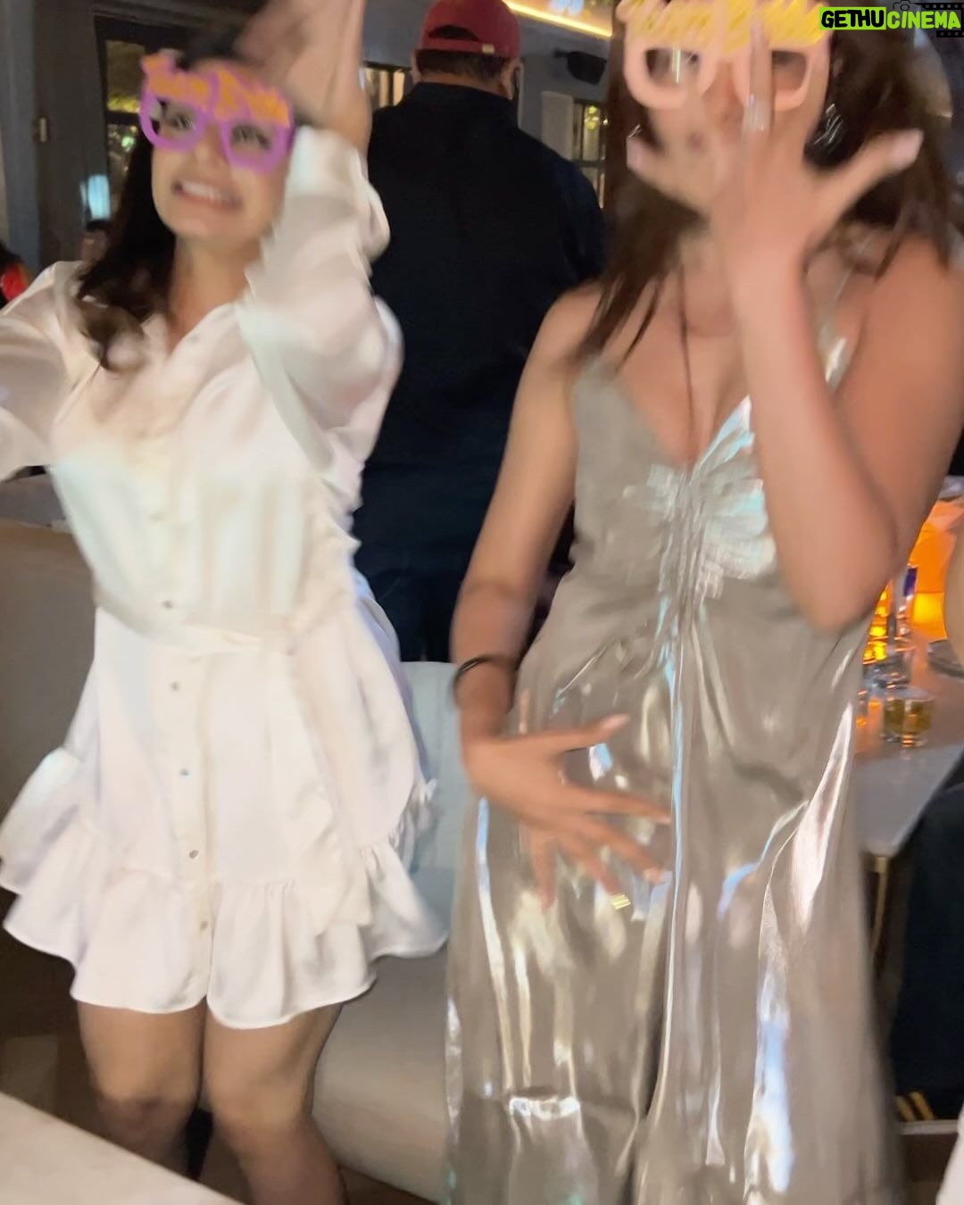 Surbhi Chandna Instagram - Ok so One more Down @shrenuparikhofficial Heres a Dump of the Bachelorette night when all the not so good girls behaved good 😈 Cant wait for all the Shaadi Madness & Fun 7 years of togetherness with my girls 🧿 Some fab entries made the night so special 🤩 Outfit @pclovesdrama