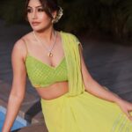 Surbhi Chandna Instagram - Mere yaar Ki Shaadi 💐 Lensman - @fashionbyora @oragraphy Saree - @tabeerindia Stylist @simstyles20 Jewels @miranabymegha @affiliates_pr Makeup & Hair @sheenajohar_artistry Managed @pranavi_chandna