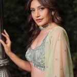 Surbhi Chandna Instagram - Mere Yaar Ka Sangeet 🕺🏼 💍 Lehenga - @seepmahajanofficial Stylist - @simstyles20 Jewellery- @emeraldjewels.in Photography- @fashionbyora @oragraphy Makeup & Hair - @salon__25 @tulsi_251995 Managed By - @pranavi_chandna