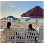 Susan Hoecke Instagram – Bestie time 💙 @stefankonarske Costa de Caparica