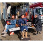Susan Hoecke Instagram – Die 3 Ladies von der Laderampe!
#break at #wendehammer 🎬 @moovie_gmbh @meikedroste @linkefriederike_official_ @hansenmanagement