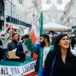 Susan Hoecke Instagram – We hear you 💚🤍❤️ we stand for you! 
#iranprotests #lisbon @womanlifefreedom_portugal #freeiran #mahsaamini #womanlifefreedom 
📸 @stevestills Lisbon, Portugal