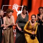 Susan Radder Instagram - An Emmy and a broken shoe, what more do you want!!✨ #iemmys