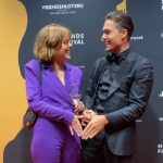 Susan Radder Instagram - Het dynamische trio zonder @iliass_ojja op het Kalveren Gala🤝🏽 . . . 📸: @annekejanssen37 Nederlands Film Festival
