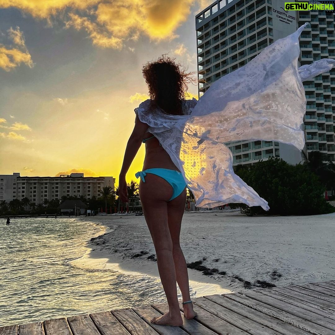 Susana Lozano - 254 Likes - 🌥️⛅️🌦️🌤️☀️
.
Mis amigas las gaviotas y yo… concentradas viendo…. Pa’llá… pal horizonte… pal sol… Pa’ delante ✨
.
#amanecer #sunrise #sunrise_and_sunsets #sunriselover #cancun #caribe #caribemexicano #bikini #sol #mar #arena #amaneceres #susanalozano