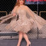 Suzan Negm ElDein Instagram - من حفل توقيع الاتفاقية بين #شاهد و #فودافون_مصر #ألف_مبروك شكراً للمبدعين: @touficalhassancouture @freska_makeupartist @maherderke @shodshod.official @norayoussef_photography