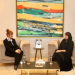 Suzan Negm ElDein Instagram - سررت جداّ بالتعرف على خيرِ سفيرةٍ للإمارات في مصر الحبيبة السيدة #مريم_الكعبي خلال تعزيني لها وللشعب الإماراتي الراقي برحيل رئيس الدولة #الشيخ_خليفة_بن_زايد رحمه الله وأباركُ لهم تولّي #الشيخ_محمد_بن_زايد رئاسة الدولة متمنية لهذا البلد العظيم مزيداً من التقدم والازدهار #سوزان_نجم_الدين #suzannajmaldeen #syria #uae #dubai #abudhabi