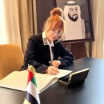 Suzan Negm ElDein Instagram - سررت جداّ بالتعرف على خيرِ سفيرةٍ للإمارات في مصر الحبيبة السيدة #مريم_الكعبي خلال تعزيني لها وللشعب الإماراتي الراقي برحيل رئيس الدولة #الشيخ_خليفة_بن_زايد رحمه الله وأباركُ لهم تولّي #الشيخ_محمد_بن_زايد رئاسة الدولة متمنية لهذا البلد العظيم مزيداً من التقدم والازدهار #سوزان_نجم_الدين #suzannajmaldeen #syria #uae #dubai #abudhabi