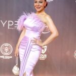 Suzan Negm ElDein Instagram - مبروك لكل المكرمين والفائزين في مهرجان الدراما المصرية لعام ٢٠٢٣ ومزيداً من النجاح والتطور والتألق في السنوات القادمة انشاءالله🙏 . . . #سوزان_نجم_الدين #مهرجان_الدراما_المصريه #مصر #سوريا #suzan_najm_aldeen #syria #egypt #dress by @aymanlahmouni #hairstyle @maherderke #photographers @shodshod.official @hyhstudios.egy @mody_aex العلمين _ الساحل الشمالى