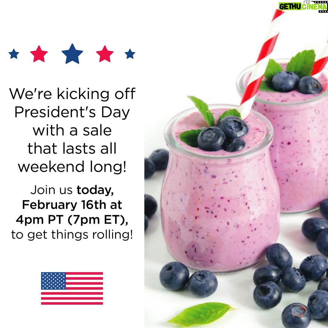 Suzanne Somers Instagram - Kicking off our President’s Day SALE on TODAY’S 2/16 IGTV + Facebook LIVE at 4pm PT (7pm et)!!