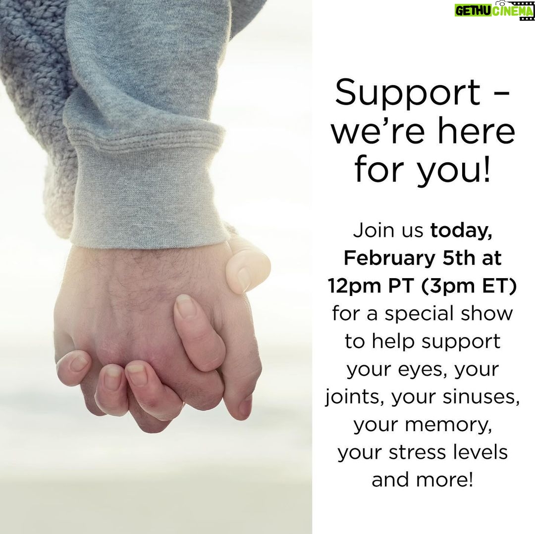 Suzanne Somers Instagram - The storm is raging but we are here with a calm supportive show! Tune in to TODAY’S 2/5 IGTV + Facebook LIVE at a SPECIAL TIME 👉 12pm PT (3pm ET) from a surprise location to support your eyes, joints, sinuses, memory and stress levels!!