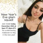 Suzanne Somers Instagram - Join @violetsomers for a New Year’s Eve GLAM makeover on TODAY’S 12/29 IGTV + Facebook LIVE on a special time at 5pm PT (8pm ET) ✨💄 Los Angeles, California