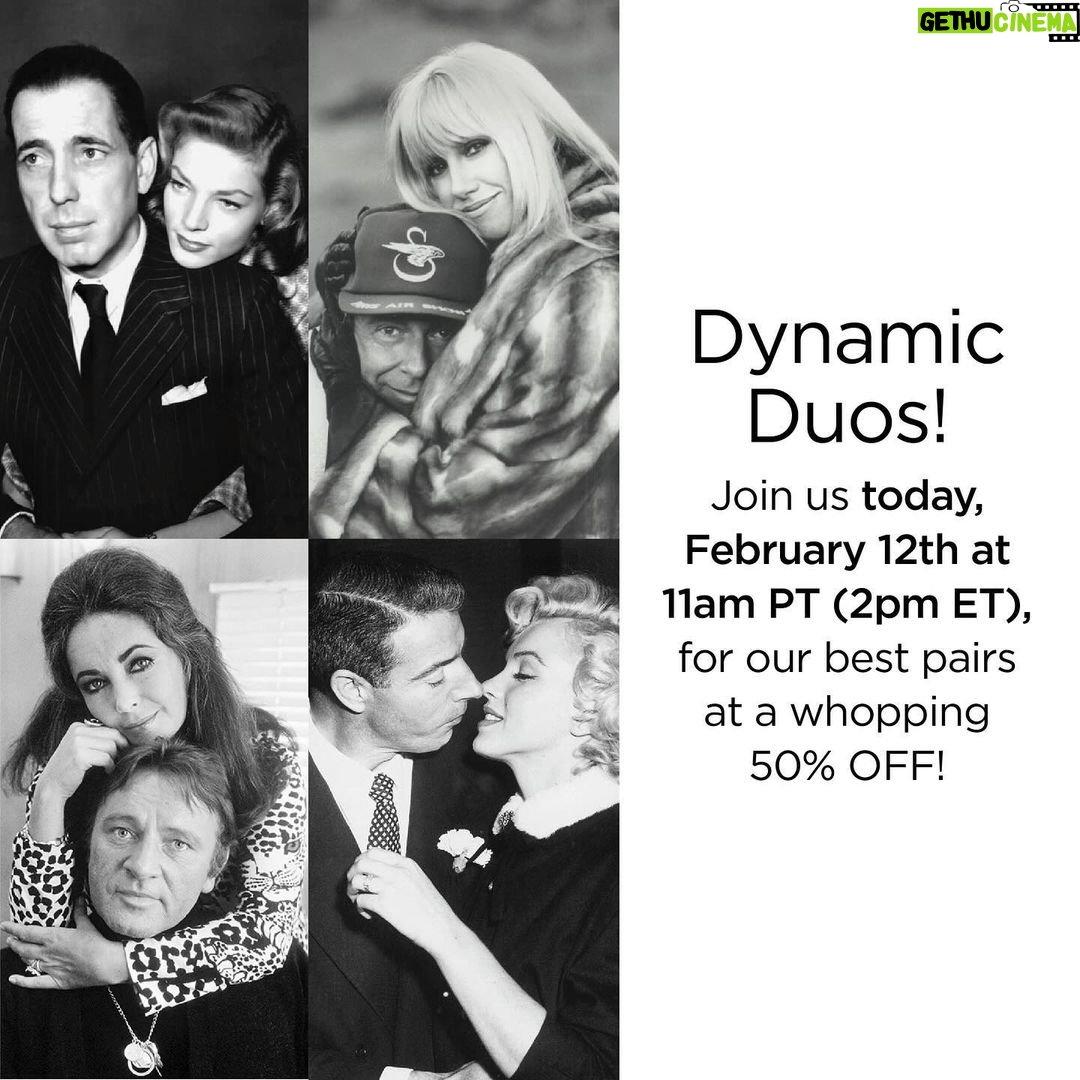 Suzanne Somers Instagram - Tune in to TODAY’S 2/12 IGTV + Facebook LIVE at 11am PT (2pm ET) for a show all about our favorite dynamic duos!! See you there!