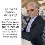 Suzanne Somers Instagram - Join Alan and Violet at Big Al’s Bar TODAY 12/6 on IGTV + Facebook LIVE at 4pm PT (7pm ET) for fabulous stocking stuffers and don’t miss 👉DAY 6 of 12 DAYS OF SAVINGS 👉 deal is linked in bio!! Palm Springs, California