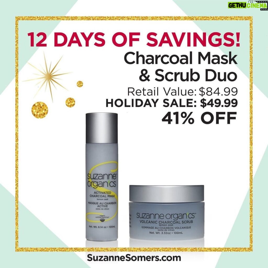 Suzanne Somers Instagram - It’s DAY 5 of 12 DAYS OF SAVINGS! Don’t miss these deals where you can SAVE as much as 47% OFF!!! Check out the latest bundles below and knock out that shopping on SuzanneSomers.com! (Direct link in bio)