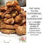 Suzanne Somers Instagram - Tune in for TODAY’S 2/9 IGTV + Facebook LIVE at 4pm PT (7pm ET) for a SUPERSHOW for the SUPERBOWL!! Wait ’til you see how easy it is to make these Buffalo Wings for game day!