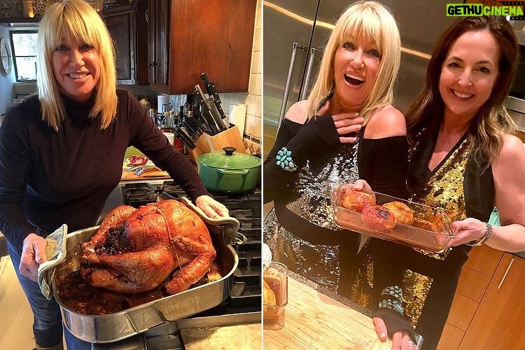 Suzanne Somers Instagram - Thank you @people for sharing our Thanksgiving family traditions. Suzanne always made the holiday so special and we will all be together keeping her traditions alive. (Link to article in bio)