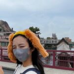 Suzu Yamanouchi Instagram - 🐶🌼 眩しさに耐えきれなかったよ 耳決めずに行ったけど奇跡的に靴と色味合って良い感じになった嬉しい