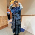 Suzu Yamanouchi Instagram - 最近の衣装たち👗💫 【アッコにおまかせ！】 ・スカート @poppy_tokyo ・靴 @atsushi.nakashima @the.pr_ 【オオカミ少年】 ・トップス @heki_official ・スカート @and_ellecy ・靴 @camper_japan 【ひるおび】 ・ジャケット、ブラウス、スカート @chonofabrics