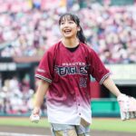 Suzu Yamanouchi Instagram - 始球式楽しかったー！！！ 次は絶対届くように投げます！！！！！！！！ #楽天イーグルス