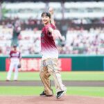 Suzu Yamanouchi Instagram - 始球式楽しかったー！！！ 次は絶対届くように投げます！！！！！！！！ #楽天イーグルス
