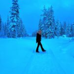 Svetlana Loboda Instagram - I love the sound of snow crunching underfoot .. 3 magical days….🌲❄️ Lapland