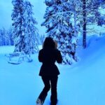 Svetlana Loboda Instagram - I love the sound of snow crunching underfoot .. 3 magical days….🌲❄️ Lapland