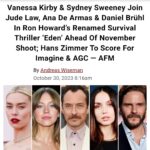 Sydney Sweeney Instagram – embarking on a dream journey down under 🎬