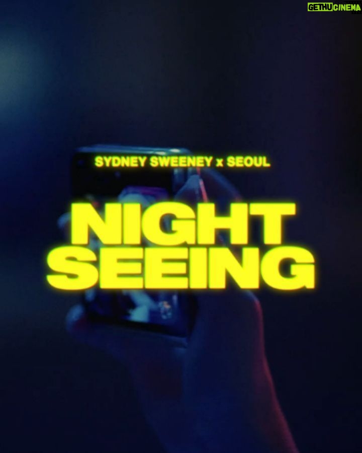 Sydney Sweeney Instagram - NIGHTSEEING in seoul! switching it up in a new city with my new #galaxyzflip5 🎤 #teamgalaxy #galaxywatch6 Seoul South Korea