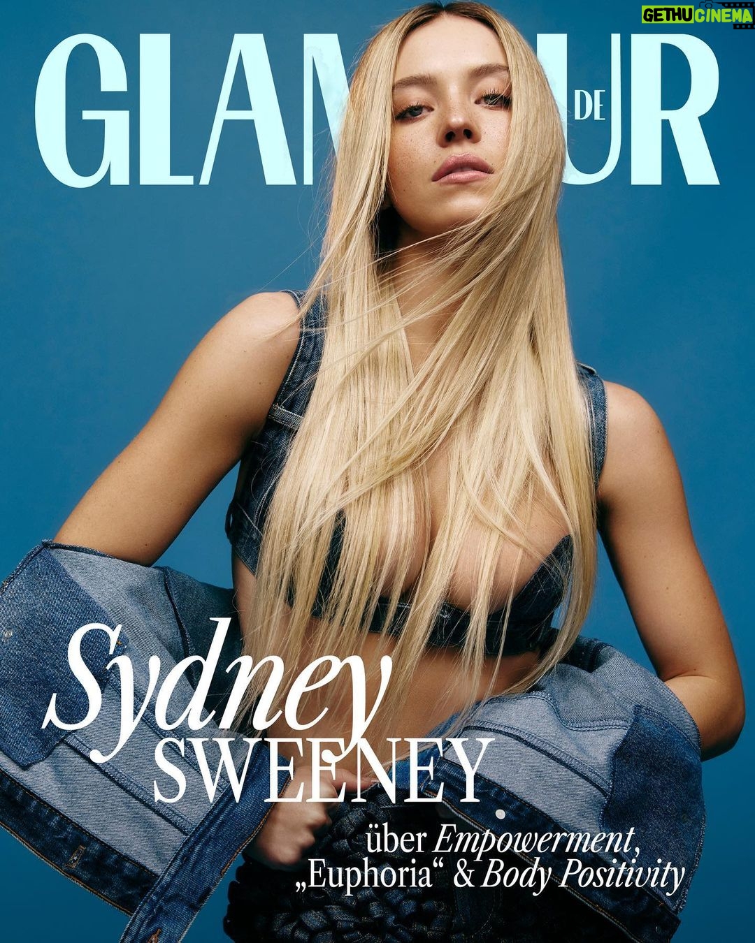 Sydney Sweeney Instagram - my december issue is out now :) this was one of my favorite shoots, thank you to everyone at @glamouruk @glamourspain @glamourgermany 🫶🏼 and a special thank you to @jessicaradloff14 for this interview ✨️