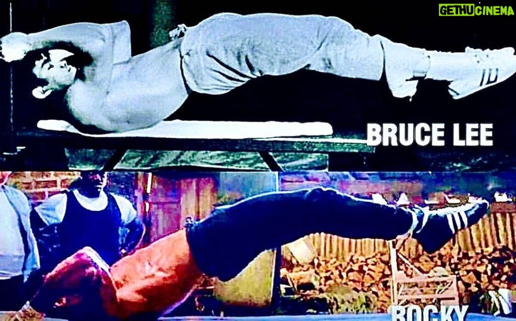 Sylvester Stallone Instagram - FLASHBACK. no wonder my back hurts.! When you WORKOUT remember EVERY exercise has long range consequences. Knees, elbows, shoulders, ankles, wrists, neck if you push too hard, these strenuous movements will come back to haunt you. That’s why I’ve always said getting in really great shape Will kill you! Lol.