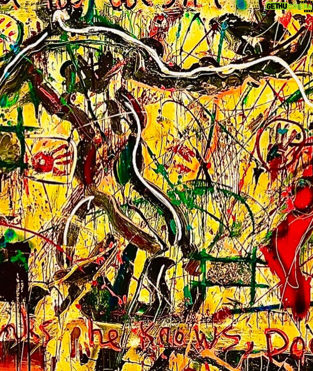 Sylvester Stallone Instagram - About time to start painting again… what is wonderful about painting it’s similar to writing a short screenplay, but instead of words, you use strokes and colors to tell your story
