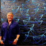 Sylvester Stallone Instagram - Great day of looking at Art Miami with Sophia … #rashidjohnson