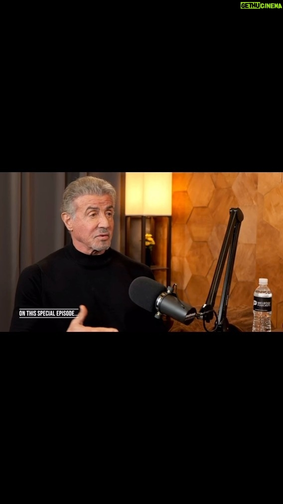 Sylvester Stallone Instagram - PART TWO OF. “SLY” on NETFLIX is now on YOUTUBE @unwaxedpodcast I am sitting down with my daughters @sistinestallone and @sophiastallone for my most personal interviews yet. GO TO @unwaxedpodcast AT YOUTUBE TODAY , Keep Punching