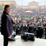 Sylvester Stallone Instagram - ROCKY DAY IN PHILLY !! I want to thank all the wonderful people that made this event possible. You are incredible!