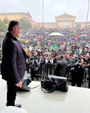 Sylvester Stallone Instagram - ROCKY DAY IN PHILLY !! I want to thank all the wonderful people that made this event possible. You are incredible!