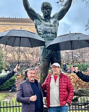 Sylvester Stallone Instagram - ROCKY DAY IN PHILLY !! I want to thank all the wonderful people that made this event possible. You are incredible!