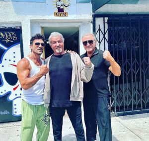 Sylvester Stallone Instagram - At the Fortune boxing gym with talented athlete and actor, Frank Grillo and of course, my brother, Frank, the Tank @frank.stallone @frankgrillo1 @fortunegymboxing