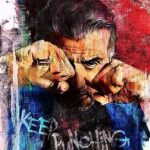 Sylvester Stallone Instagram - BELIEVE ME ,IT NEVER GETS EASY! . Quite often life can deliver some severe punishment, emotional body punches , but it’s never over as long as you… Well, I guess the painting says it all -KEEP PUNCHING! …. beautifully painted by my friend @john_rivoli check out his site he paints Rocky better than anyone!