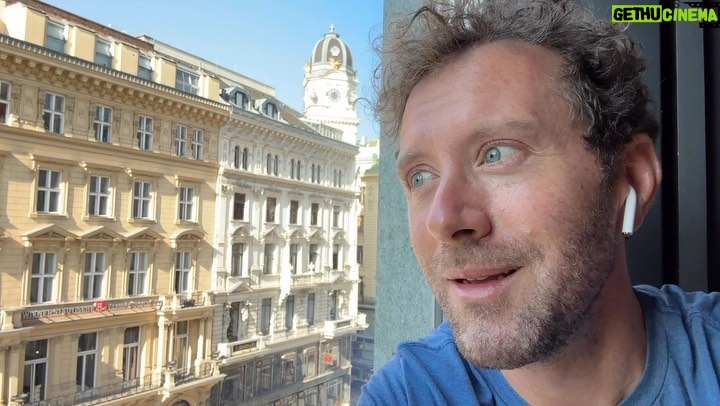 T.J. Thyne Instagram - We have arrived. Part 1 Vienna. 😀🔔❤️