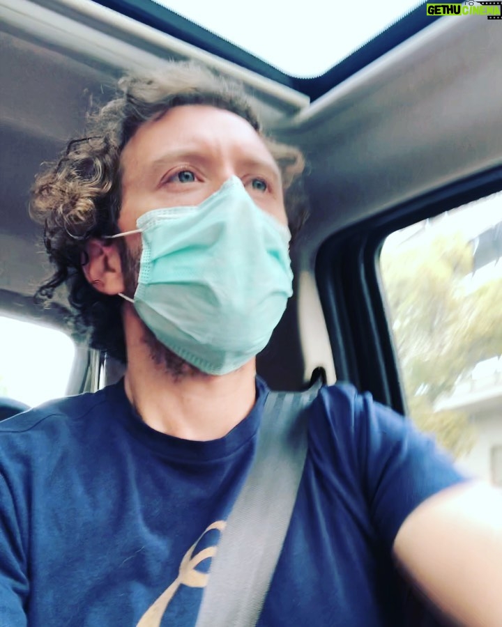 T.J. Thyne Instagram - 😉 A little somethin, on a not so little somethin. Good to see ya Hollywood. Its been a minute. 🎥