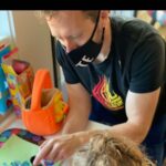 T.J. Thyne Instagram – Gettin ready for Halloween with Sweet Niece Olive 🎃 🎨 🖌 🗳