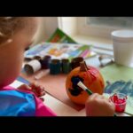 T.J. Thyne Instagram – Gettin ready for Halloween with Sweet Niece Olive 🎃 🎨 🖌 🗳