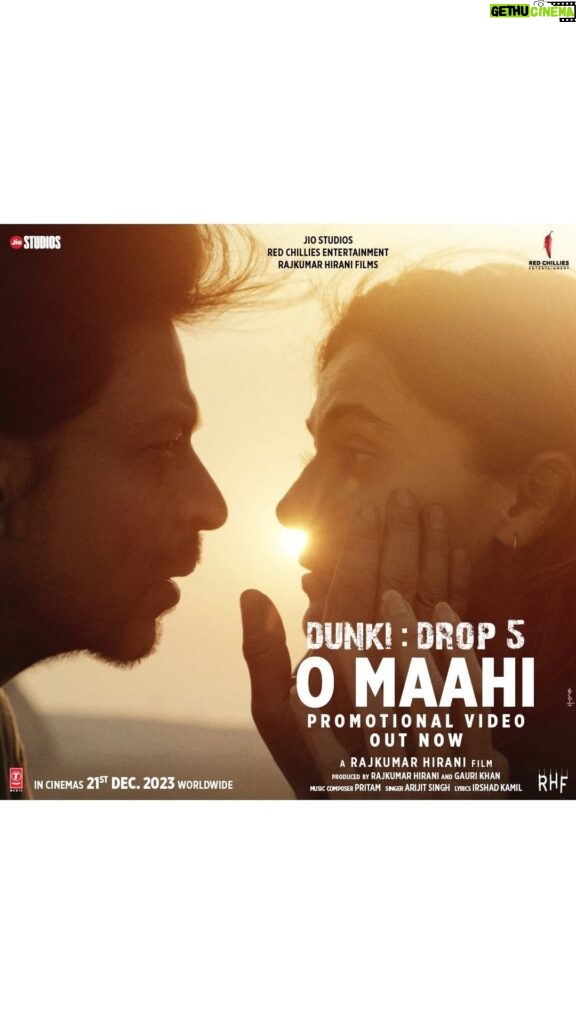 Taapsee Pannu Instagram - Hardy only has one destination in mind for this journey…Manu’s heart! #DunkiDrop5 - #OMaahi Promotional Video Out Now! https://bit.ly/OMaahi-Dunki #Dunki releasing worldwide in cinemas on 21st December, 2023.