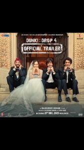 Taapsee Pannu Instagram - Yeh kahaani humaari hai, lekin sabko apne sapno aur apno ki yaad zaroor dilayegi! #DunkiDrop4 Out Now! #Dunki releasing worldwide in cinemas on 21st December, 2023.