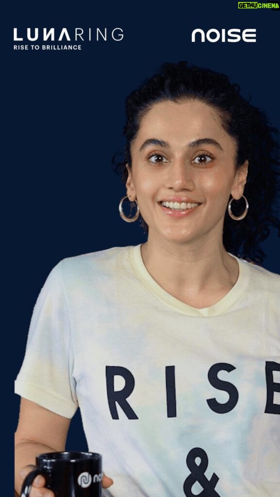 Taapsee Pannu Instagram - In the world of Lights, Camera, Action!, finding balance is key. I trust my Luna Ring to help me strike the perfect balance and keep my overall well-being in check with in-depth insights into how I’m sleeping, how much I’m pushing myself and how prepared I am to take on the day. I’m more in tune with my body, all thanks to my Luna Ring. #LunaRing #RiseToBrilliance #Noise