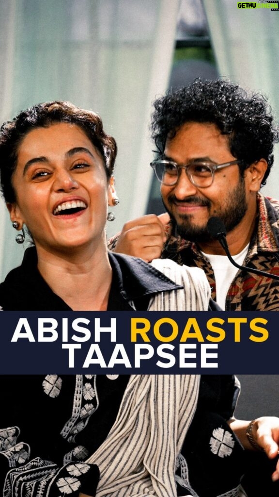 Taapsee Pannu Instagram - @taapsee why you do this? . . . #AbishMathew #TaapseePannu #TaapseeRoast #Roast