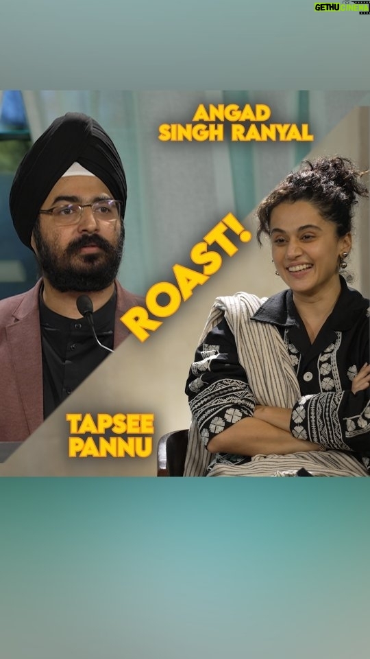 Taapsee Pannu Instagram - Taapsee Pannu Roast. Sahi college mein admission lene ke bahut fayde hain. Also she can explain why she decided to celebrate her bday in this way! But humein khoob maaza aaya. #taapseepannu #angadsinghranyal #roast #standupcomedy