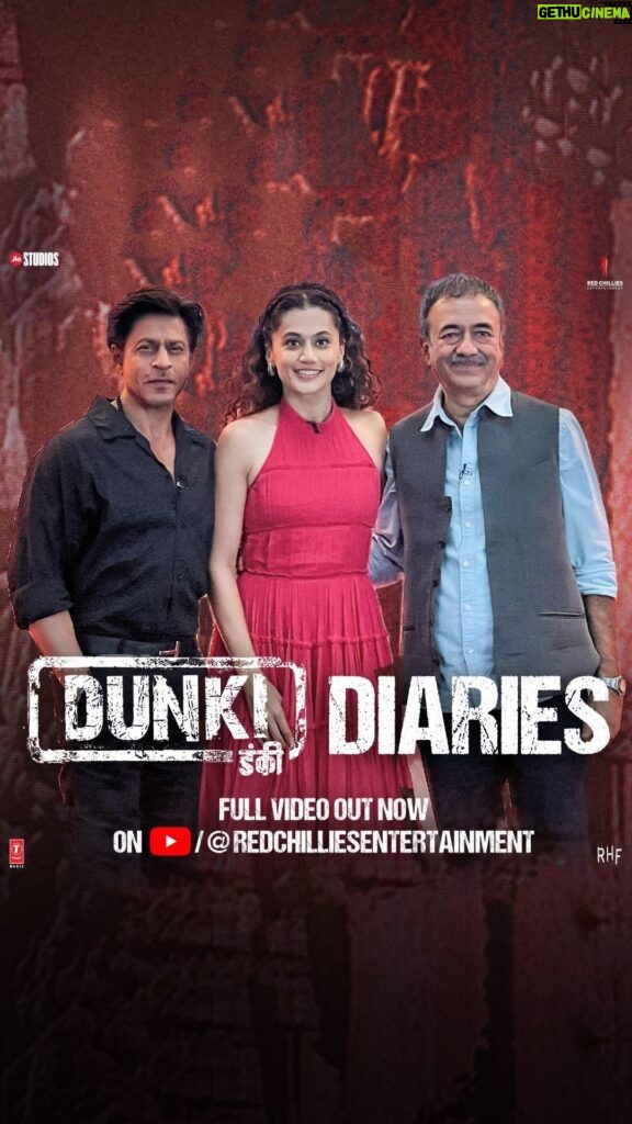 Taapsee Pannu Instagram - Presenting a diary full of memories, laughs, and a whole lot of heart that unveils the world of Dunki! #DunkiDiaries full video out now! https://bit.ly/DunkiDiaries #Dunki releasing worldwide in cinemas on Thursday, 21st December, 2023.