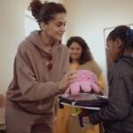 Taapsee Pannu Instagram - The joy toys give to kids is unparalleled. I dont think there can be a better testament to convey how @namasthe.world uplifted our mood that day. Thank you @manojkmanchu for being ever so kind n giving :) @nanhikali